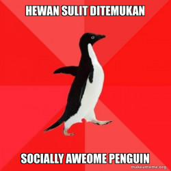 Socially Awesome Penguin
