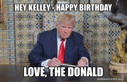 Donald Trump Writing Speech