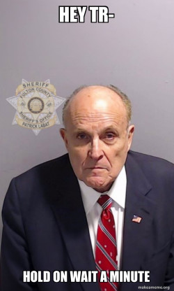 Rudy Giuliani Mugshot