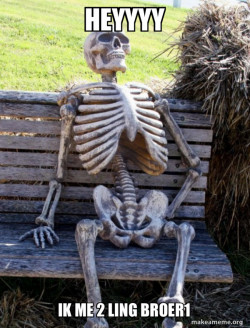 Waiting Skeleton