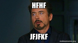 Tony Stark Eye Roll