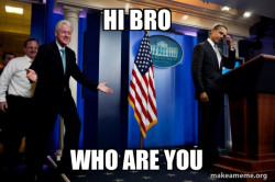 Inappropriate Timing Bill Clinton