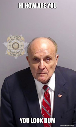 Rudy Giuliani Mugshot