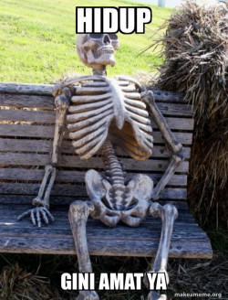 Waiting Skeleton
