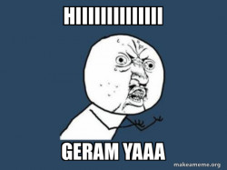 Y U No