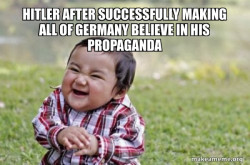 Evil, scheming toddler