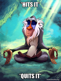 Rafiki Meditating - Lion King