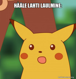 Surprised Pikachu
