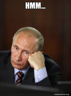 Contemplative Putin