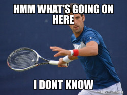 Sudden Clarity Djokovic