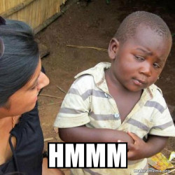 Skeptical Third World Kid