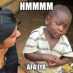 Skeptical Third World Kid