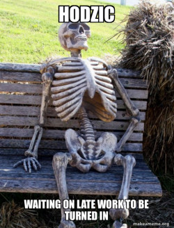 Waiting Skeleton