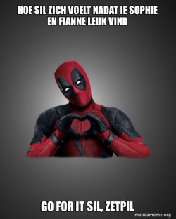 Deadpool Heart Hands