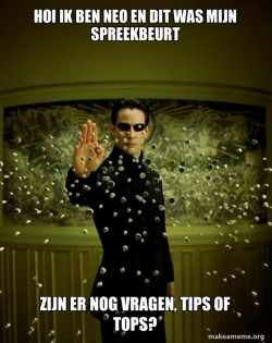Neo Stopping Bullets