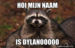 Evil Plotting Raccoon