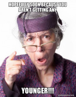 Disapproving Grandma