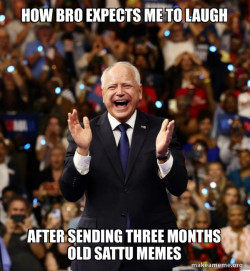 Happy Tim Walz