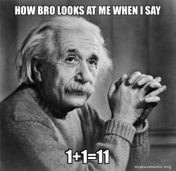 Serious Albert Einstein