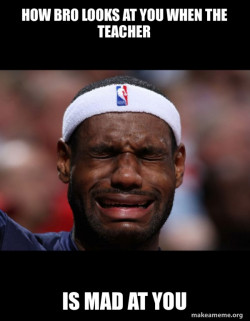 Lebron Crying