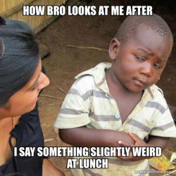 Skeptical Third World Kid