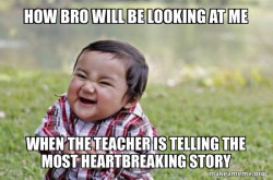 Evil, scheming toddler