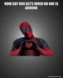 Deadpool Heart Hands