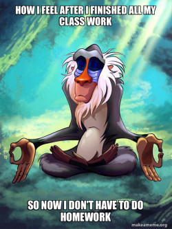 Rafiki Meditating - Lion King