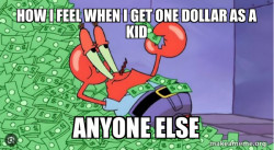 Mr Krabs Money