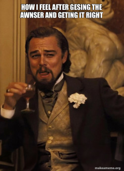 Leonardo DiCaprio Laughing Django