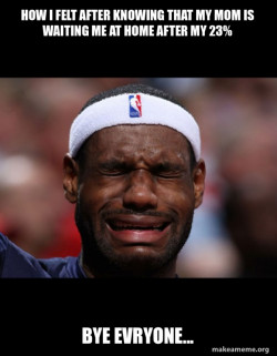 Lebron Crying
