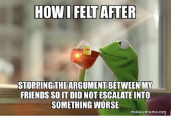 Kermit Drinking Tea