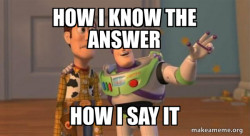 When I Am Answering In Class