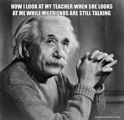 Serious Albert Einstein