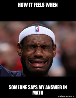 Lebron Crying