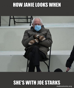 Bernie Sanders at the Inauguration