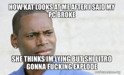Confused Black Man