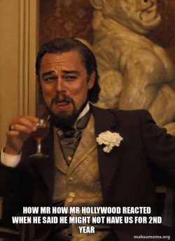 Leonardo DiCaprio Laughing Django
