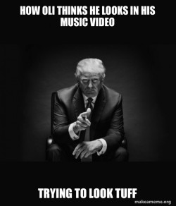 Trump Sitting In Chair - I Am In Their Way