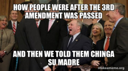 And then we told them