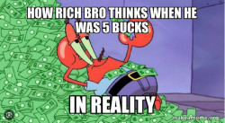 Mr Krabs Money