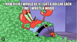 Mr Krabs Money