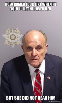 Rudy Giuliani Mugshot