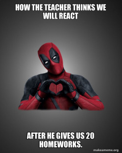 Deadpool Heart Hands