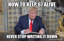 Donald Trump Writing Speech