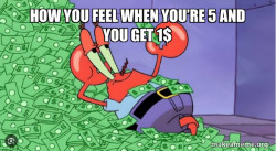Mr Krabs Money