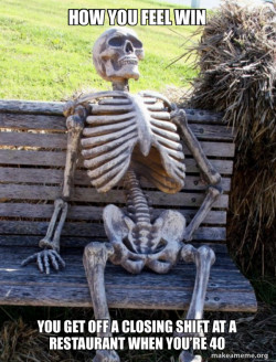 Waiting Skeleton