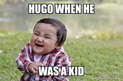 Evil, scheming toddler