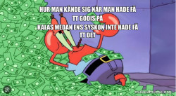 Mr Krabs Money