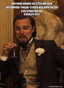 Leonardo DiCaprio Laughing Django